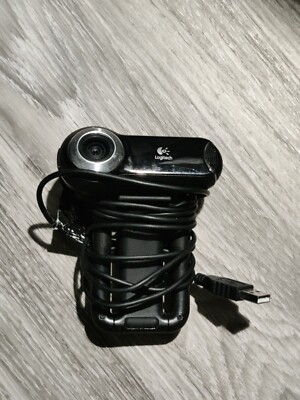 Logitech Cam Webcam Carl Zeiss Tessar 2.0/3.7 2MP Autofocus Camera - Working