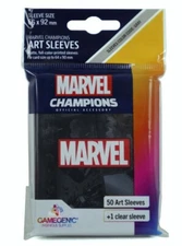 Marvel Champions Card Game LCG Art Sleeves 50ct Black NEW