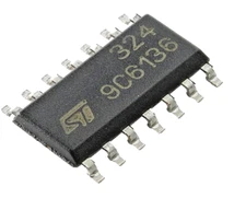 5PCS STM LM324D LM324 Low-Power Quad Operational Amplifiers SOIC-14 New IC