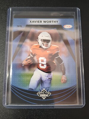 Xavier Worthy - Sage 2024 - Texas, Chiefs - All Rookie Team 2024