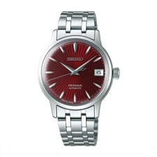 SEIKO Presage SRP853J1 Automatic Cocktail Made in Japan Warranty Ladies Red Dial