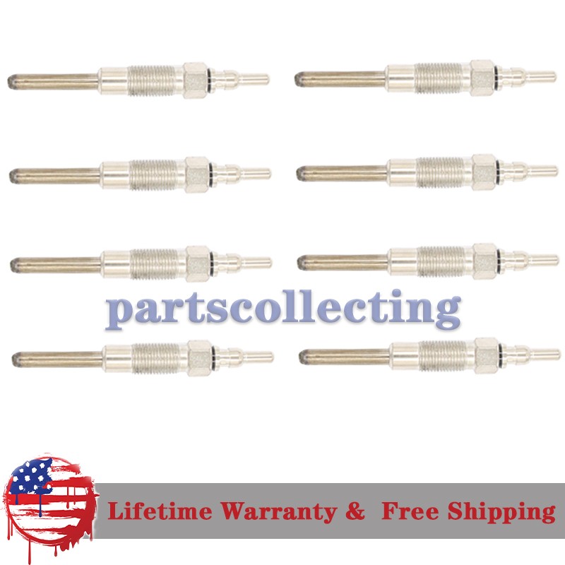 8PCS Glow Plugs Fits 1988-94 DIESEL 7.3L F350 F250 Motorcraft ZD-9 F2TZ-12A342-A
