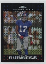 2007 Topps Chrome X-Fractor Plaxico Burress #TC27