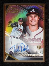 2021 Topps Gold Label Framed Auto Black 61/75 Tucker Davidson #FA-TD Auto 0hw6