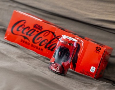 Star Wars Princess Leia Coca-Cola Coke Zero Can Limited Edition 2025 Pack of 12