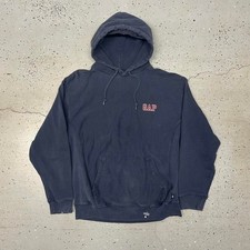 Navy blue Gap hoodie with embroidered logo