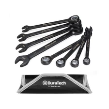 DURATECH Ratcheting Combination Wrench Set, 144-P, Double-Stacked P... Fast Ship