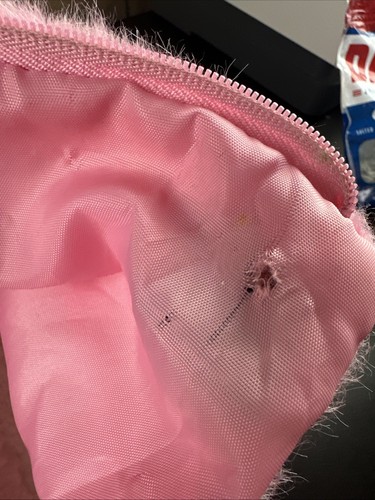 Womens Barbie Tote Bag Fashion Accessory Pink Dog Carrier Animal Plush Furry - Picture 4 of 9