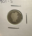 1901 S Barber Dime Key Date