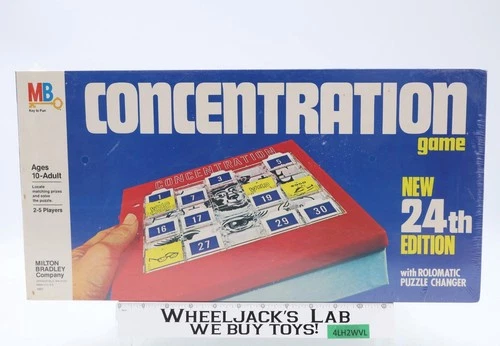 Concentration 24th Edition Board Game 1981 Milton Bradley Vintage NEW SEALED