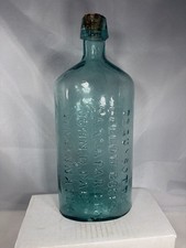 EARLY DR GUYSCOTTS IRON PONTIL SARSAPARILLA BOTTLE JOHN PARK Cincinnati OH OHIO