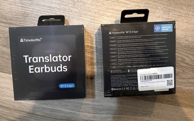 Timekettle WT2 Edge Offline Translator Earbuds, white Color, Brand New Seal Box
