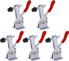 5 Pack Heavy Duty Toggle Clamps 200Lbs Capacity, Quick Release Latch Antislip Re