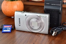 Excellent 5 Canon PowerShot IXY 200F Silver SD1300 IS IXUS 105 12.1MP From JP