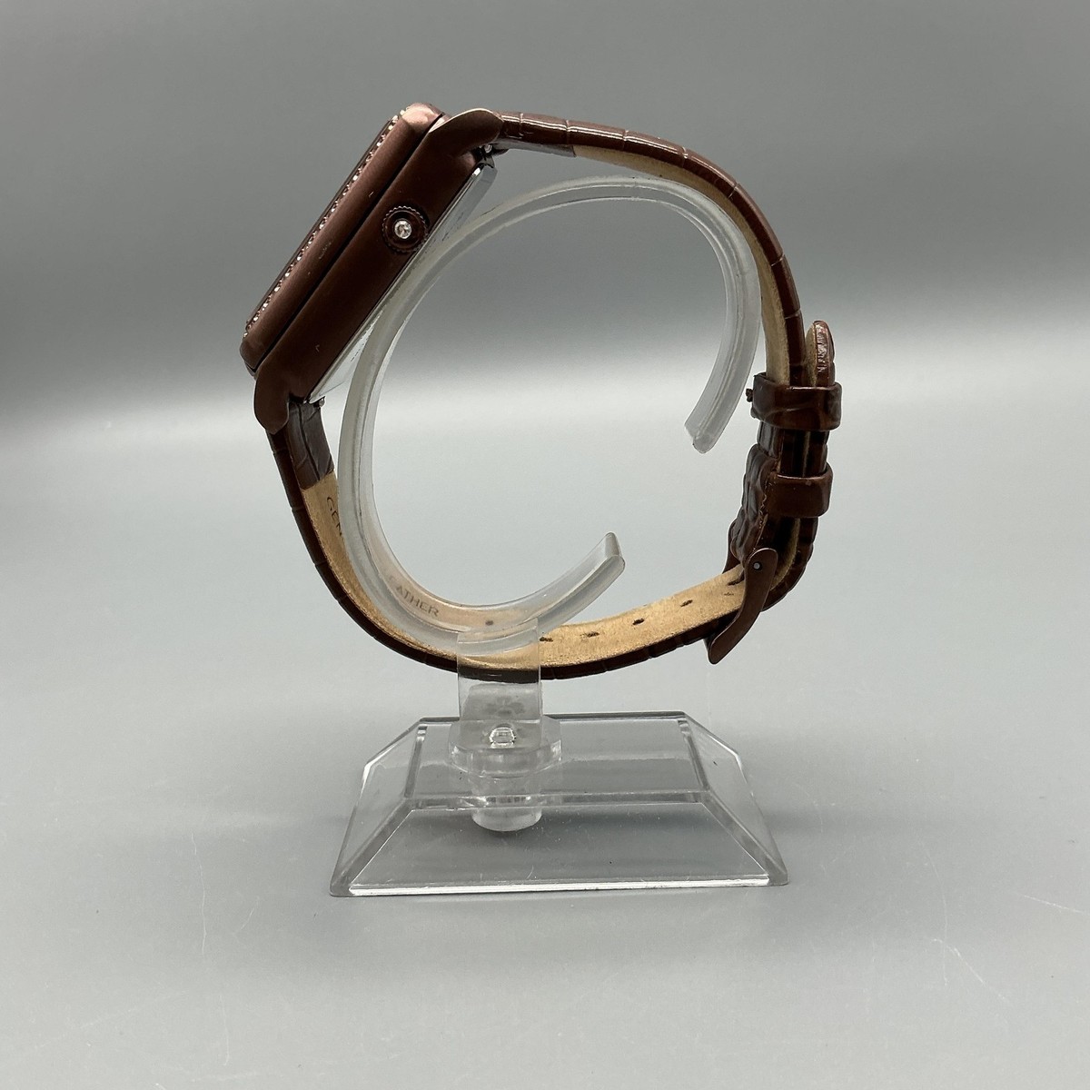 Origami owl signature living locket brown metallic watch NEW BATTERY Origami Owl Womens Watch 24mm Chocolate Living Story Teller  main image 2