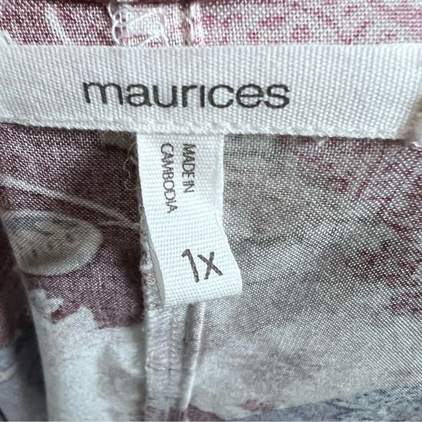 Maurice’s plus long sleeve boho patchwork smocked… - image 7