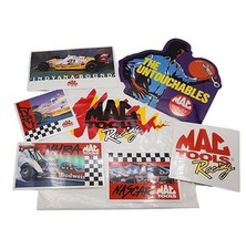 Vintage 1990 Mac Tools Racing Promo Sticker Lot Nascar Nhra Cart Indy Decals