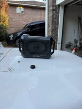 ECOXGEAR Defender Outdoor Portable Bluetooth Speaker 121dB Waterproof Black Oak