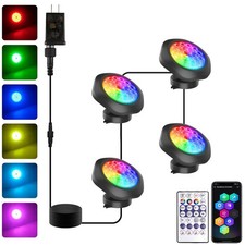 Luces RGB Sumergibles Para Estanque IP68 Con Aplicacion Pro
