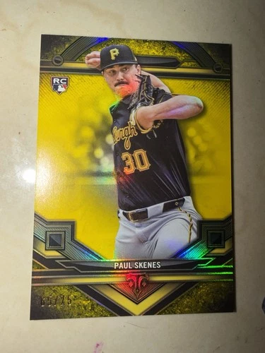 2024 Topps Triple Threads - Paul Skenes #63 Yellow /75 (RC)