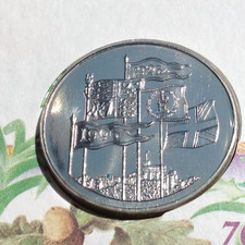 Queen Elizabeth II 70th Birthday Royal Mint  1996 Commemorative Cover + £5 Coin