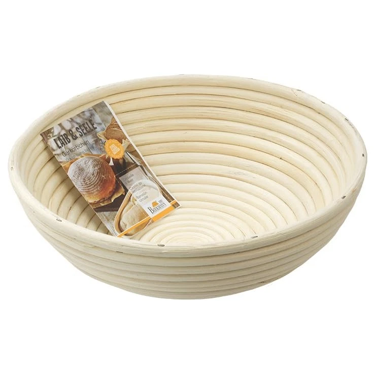 Birkmann, Loaf & Seele, Proofing Basket for Bread Baking, Round, Diameter 25 cm,