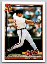 1991 Topps - Chris Hoiles #42 - *High Grade*