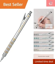 Graph Gear 1000 - Retractable 0.9mm Mechanical Drafting Pencil in Elegant Yellow