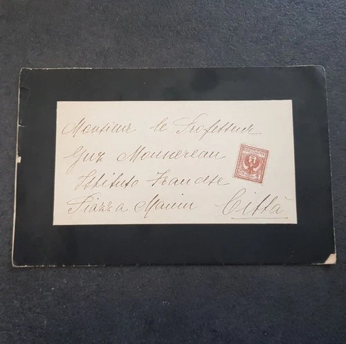 Lettre 1912 Timbre neuf n°65 “Aigle de Savoie” voyagée: Provenance Guy MOUNEREAU - Photo 2/7
