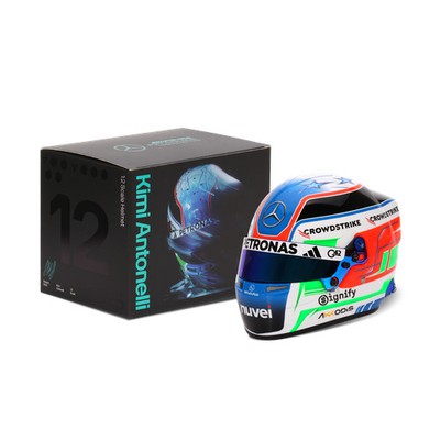 Authentic Bell 1:2 Scale F1 Mini Helmet Kimi Antonelli Mercedes 2025 F1 Season