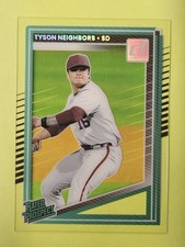 2025 Donruss #181 Tyson Neighbors Clearly Donruss Rated Prospect San Diego