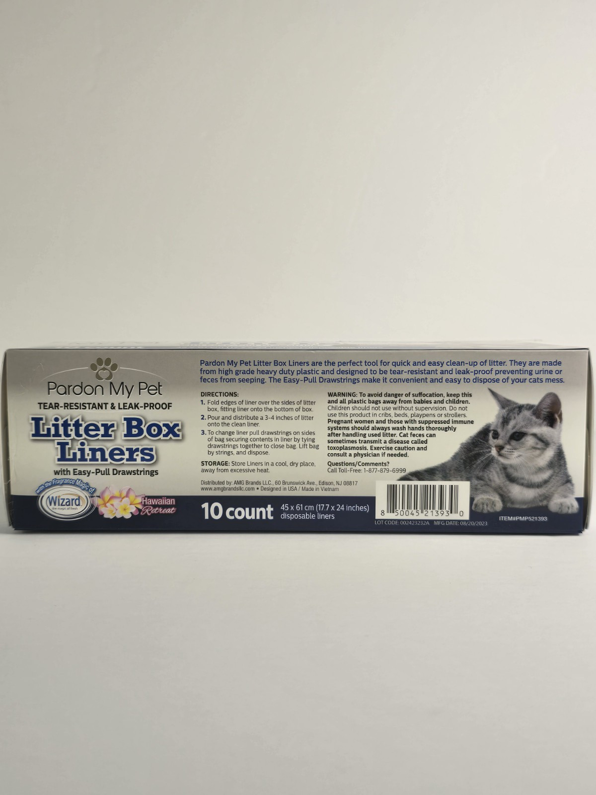 Pardon My Pet Tear-Resistant & Leak Proof Litter Box Liners With Drawstrings 