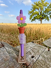 Beaded Pen-Flower Theme