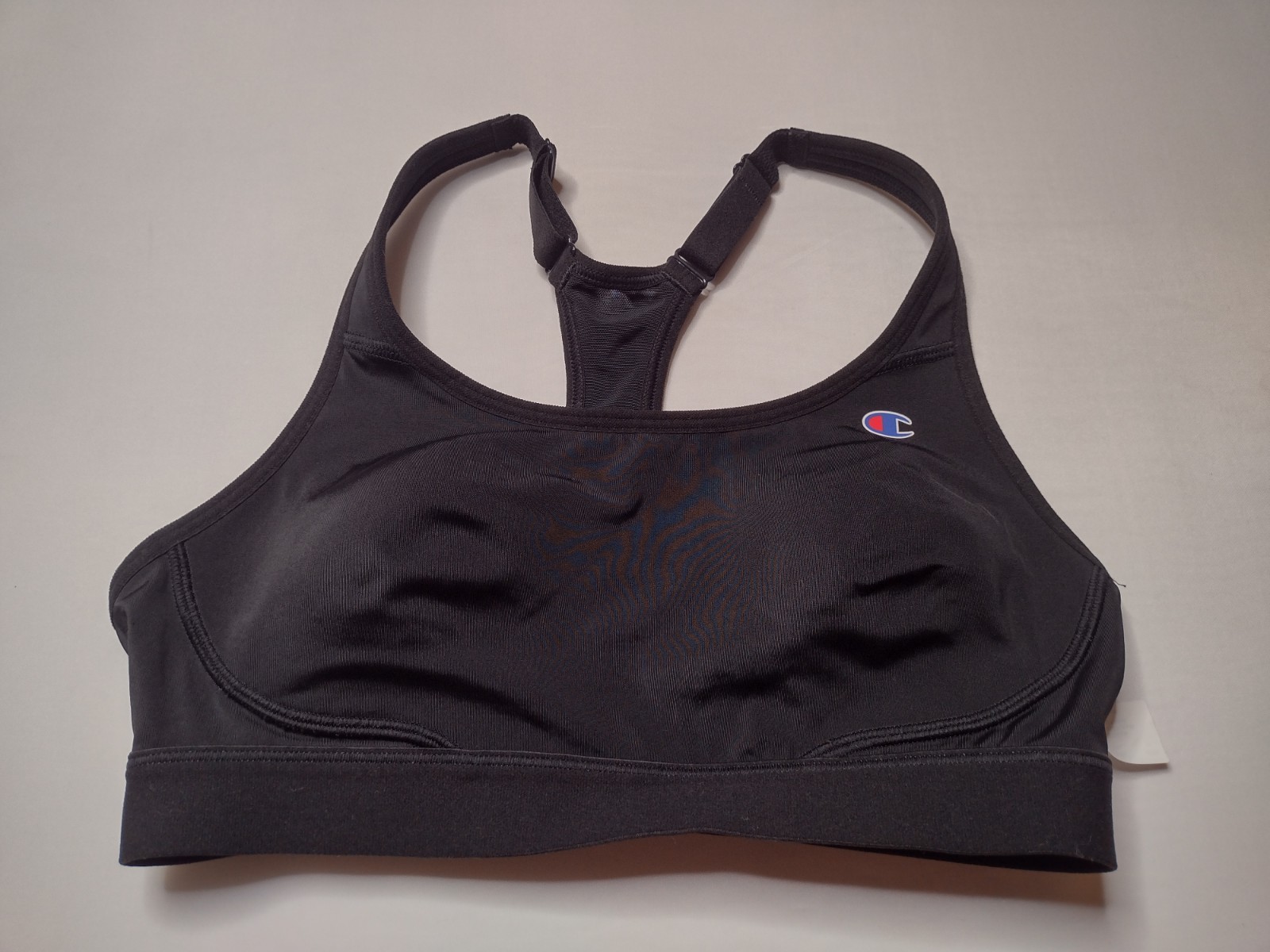 Champion Sports Bra Small Black Wireless Racerback Workout Yoga Active B18