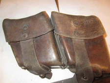 Steyr M95 Double Leather Ammunition Pouch Brown For Mannlicher Strippers