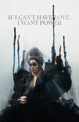 If I Can't Have Love I Want Power Gothic Music Art Poster