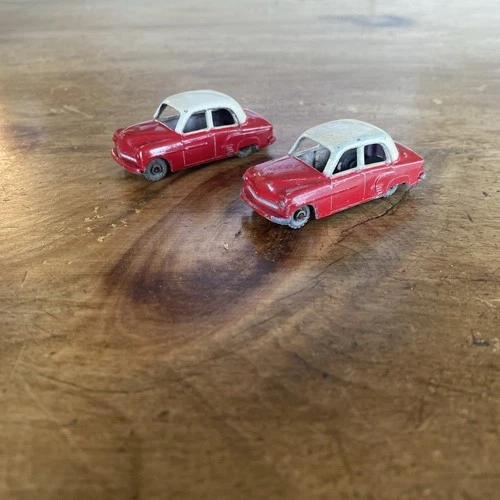 2x MATCHBOX LESNEY Moko 22a 1956 Vauxhall E Series Cresta  vintage diecast #c131