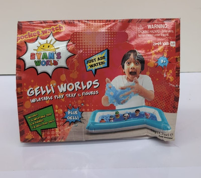 Zimpli Kids Ryan's World Gelli Worlds Spielset - 5 Nutzungen, Figuren (Verpackung beschädigt)