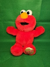 Fisher Price 2000 Sesame Street Tickle Me Elmo Surprise Plush Tested Works VTG