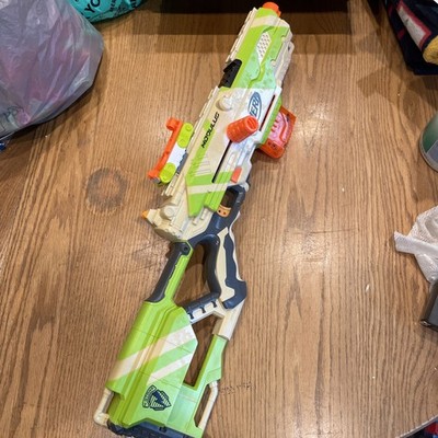 Nerf N strike  Elite Longstrike Modulus CS 6  Blaster Gun Sniper Green Rifle