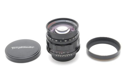 N MINT] Voigtlander NOKTON 50mm F1.5 Aspherical Black Lens LTM L39