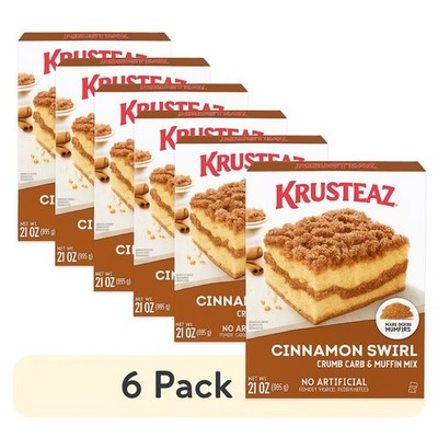 Cinnamon Swirl Crumb Cake and Muffin Mix 21 oz Box 6 Pack