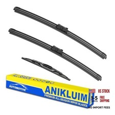 2421 Wiper Blades With 13 Rear Wiper Blade Set Replacement For 2009-2017