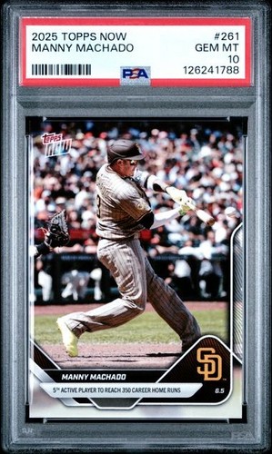 2025 Topps Now 261 Manny Machado