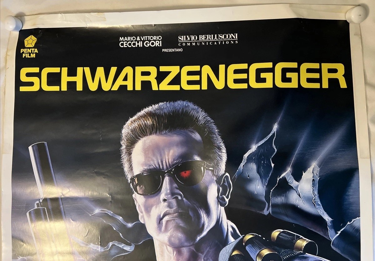 Terminator 2 Rare Italian Movie Poster 1991 Judgement Day Renato