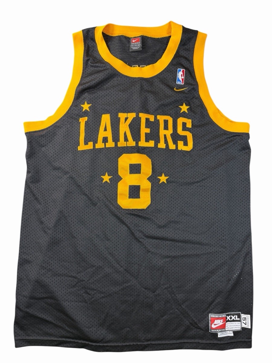 ウェア Nike Los Angeles Lakers Bryant 8 XXL Kobe Bryant Lakers #8 Jersey Nike Black Gold NBA Mens XXL Sewn | eBay