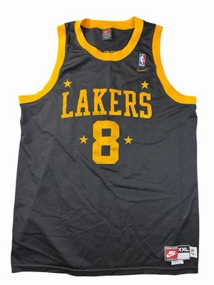 Kobe Bryant Lakers #8 Jersey Nike Black Gold NBA Mens XXL Sewn | eBay