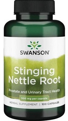 Swanson Stinging Nettle Root, 500 mg - 100 caps (129,00 EUR/kg)