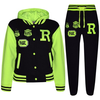 Kinder Baseball Trainingsanzug B.B Hoodie mit Jogger R Fashion FOX Jacke & Jogginghose