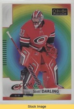 2017-18 O-Pee-Chee Platinum Rainbow Color Wheel Scott Darling #62 READ 15fy